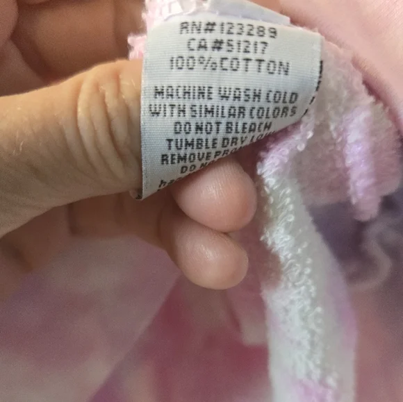 NWT Lauren Moshi Anissa Tye-dye Tongue hoodie - Picture 6 of 8